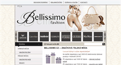 Desktop Screenshot of bellissimo.cz